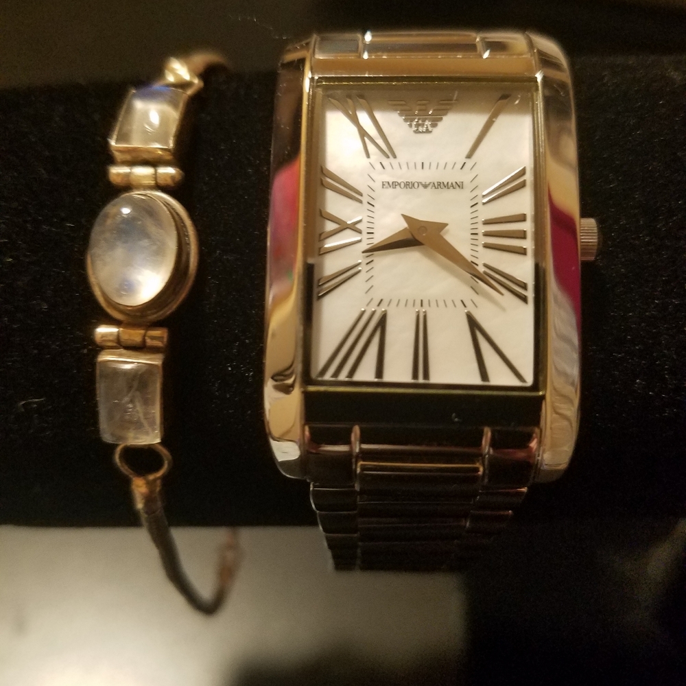 Emporio Armani Mother of Pearl Watch AR2037